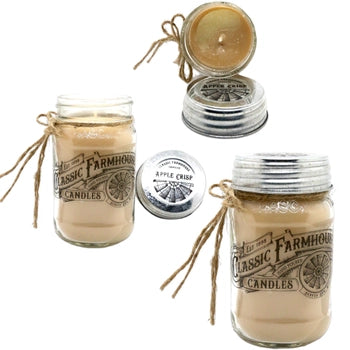 Apple Crisp 14 oz Mason Jar Candle