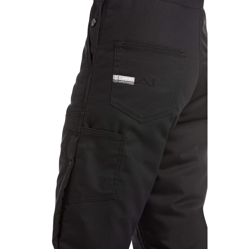 Rebar DuraCanvas Stretch Insulated Bib-Black