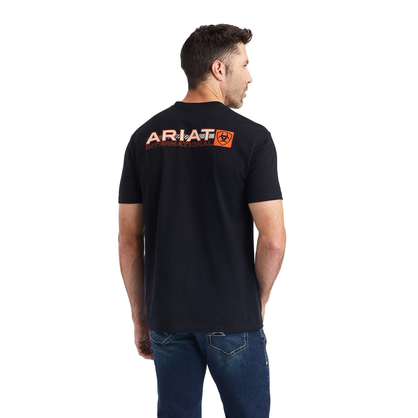 Ariat Linear Octane T-Shirt Black Men's