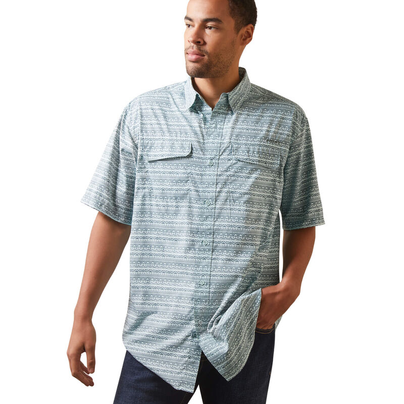 VentTEK Outbound Classic Fit Shirt- Fair Aqua