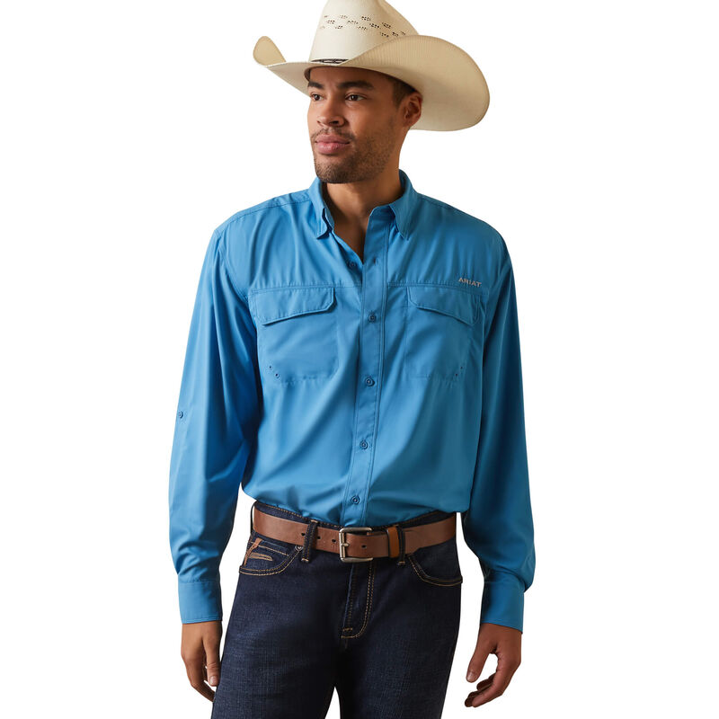 VentTEK Outbound Classic Fit Shirt-Cendre Blue