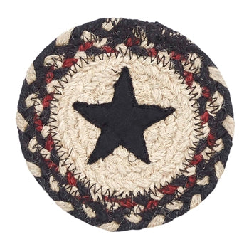 Colonial Star Jute Coaster