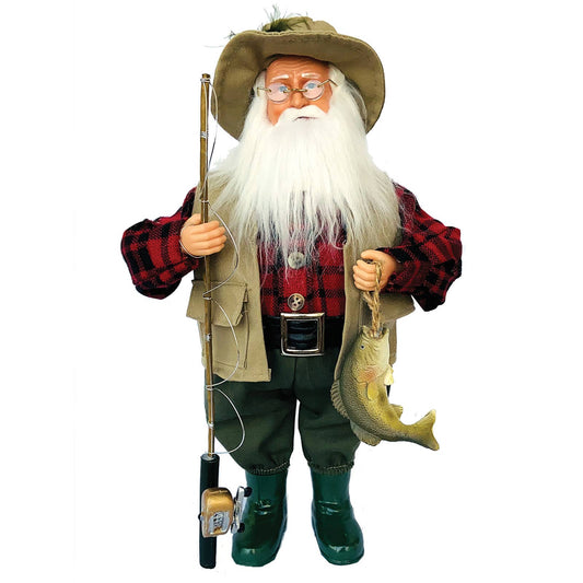 15" Bass Fishing Claus