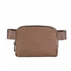 Nylon LuLa Shoulder Sling Belt Bag - Caramel